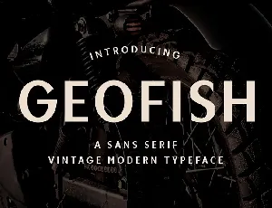 Geofish font