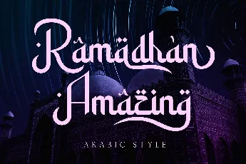 Ramadhan Amazing font