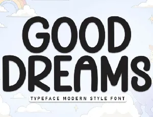 Good Dreams Display font