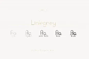 Linlegrey font