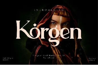 Korgen font