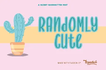 Randomly Cute Display font