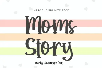 Moms Story font