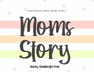 Moms Story font