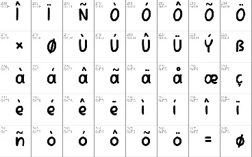 Unfolding font