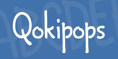 Qokipops font