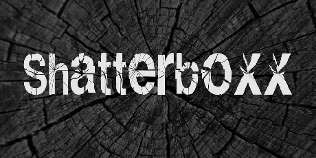 Shatterboxx font