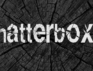 Shatterboxx font