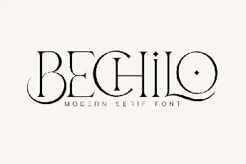 Bechilo font