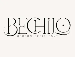 Bechilo font