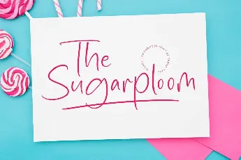 The Sugarploom DEMO font