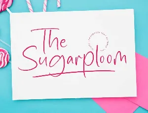 The Sugarploom DEMO font