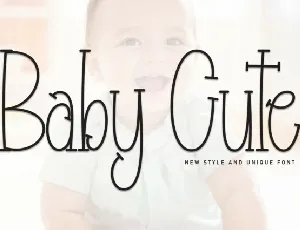 Baby Cute Display font