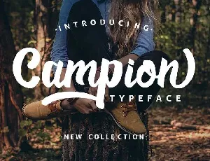 Campio Script Free Download font