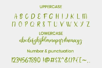 Aintya Beauty handwritten font