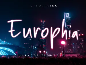 Europhia font