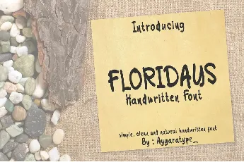 Floridays font