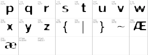 Thwart font