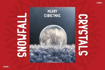 Snowfall Crystals font