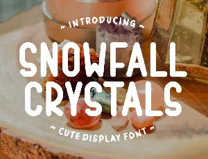 Snowfall Crystals font