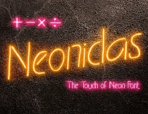 Neonidas font