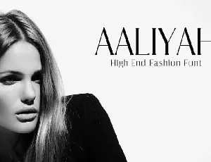 Aaliyah font