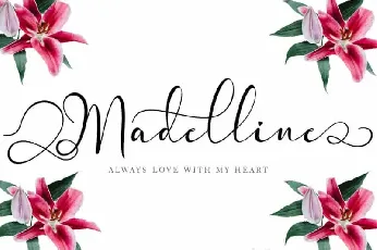 Madelline Calligraphy font