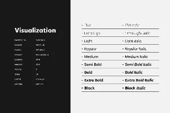 Vistol Sans Latin Pro Family font