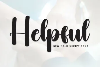 Helpful Script Typeface font