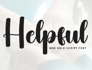 Helpful Script Typeface font