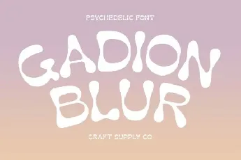 Gadion Blur font