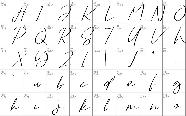 Bowthen Signature font