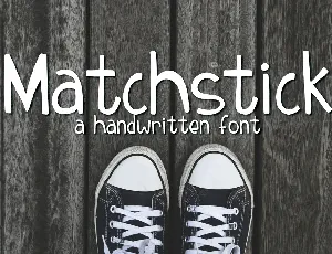 Matchstick Typeface Free font