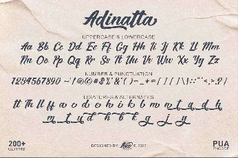 Adinatta font