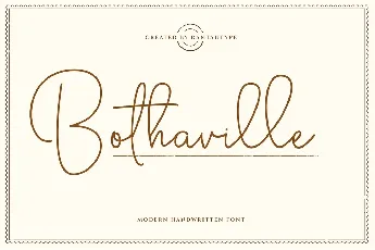 Bothaville font