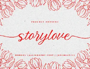 Storylove font