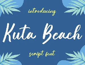 Kuta Beach font