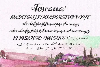 Toscana Script font