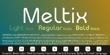 Meltix font