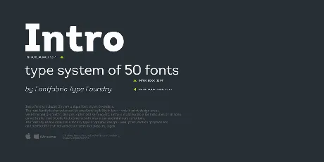 Intro Cond font