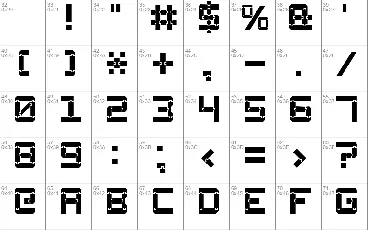 Square Wood-7 font