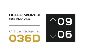 Nocken Family font