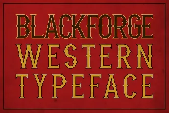 Blackforge font