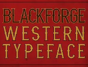 Blackforge font