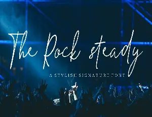 The Hand Style Script font