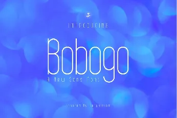 Bobogo font