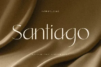 Santiago font