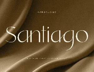 Santiago font