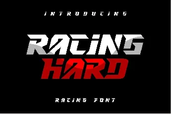 Racing Hard font