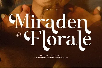 Miraden Florale font